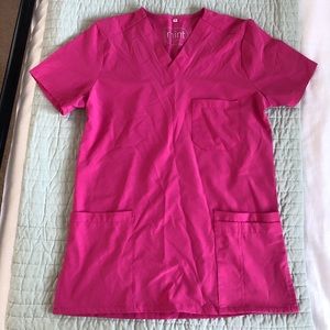 Brand New Pink Scrub Set XS
